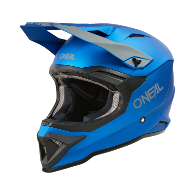 Κράνος μηχανής motocross O'NEAL 1SERIES SOLID BLUE V.24